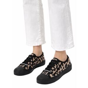 Christian Dior Walk'n'Dior Sneaker Dior Logo Leopard Print Brown Size 37